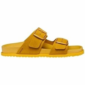 Papucsok Geox D SANDYBETT C2000-JAUNE Jaune kép