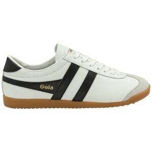 Oxford cipők Gola BULLET LEATHER WB- WHITE/BLACK/GUM Blanc kép