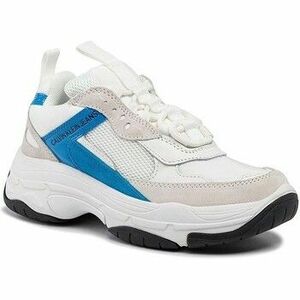 Oxford cipők Calvin Klein Jeans R0449 100 BRIGHT WHITE/BLUE AST R0449 kép