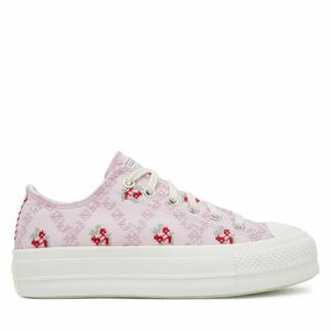 Tornacipő Converse Chuck Taylor All Star Lift Platform Rose Cross Stitch A13660C Rózsaszín kép