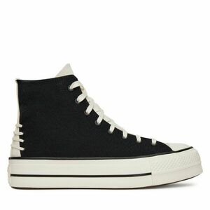 Tornacipő Converse Chuck Taylor All Star Lift Platform Crafted Laces A12552C Fekete kép