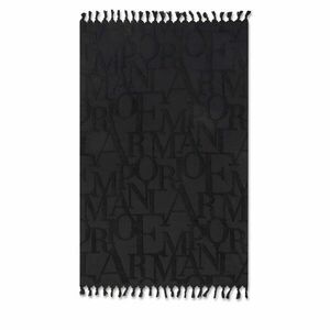 Strandtörölköző Emporio Armani EX000022 AF12185 UC001 Fekete kép