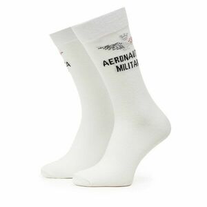 Hosszú férfi zokni Aeronautica Militare 251CZ010L499 Fehér kép