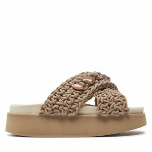 Papucs Inuikii Woven Stones Platform 70103-106 Barna kép