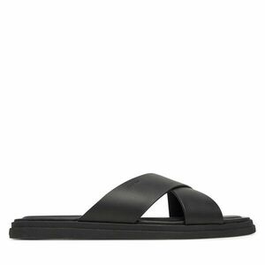 Papucs Calvin Klein Criss Cross Sandal HM0HM01737 Fekete kép
