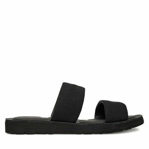 Papucs Calvin Klein Double Strap Cv Logo HM0HM01801 Fekete kép