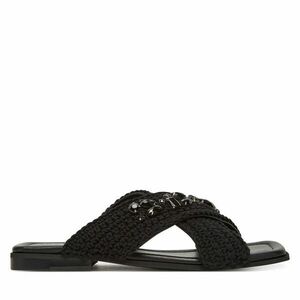 Papucs Inuikii Woven Crossed Stones 70104-369 Fekete kép