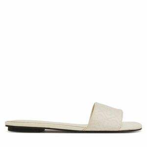 Papucs Calvin Klein Flat Slide Jacq HW0HW02388 Ekru kép