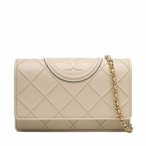 Táska Tory Burch Fleming Soft Chain Wallet 138853 Bézs kép