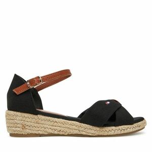 Espadrilles Tommy Hilfiger T3A7-33801-0048 S Fekete kép