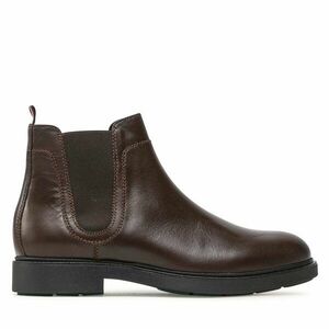 Bokacsizma Tommy Hilfiger Elevated Rounded Lth Chelsea FM0FM04183 Barna kép