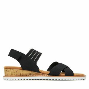 Szandál Skechers BOBS Desert Kiss-Shore Enough 114130/BLK Fekete kép