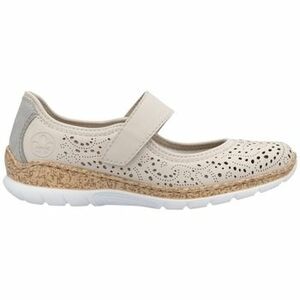 Balerina cipők / babák Rieker N4299 60-beige Beige kép
