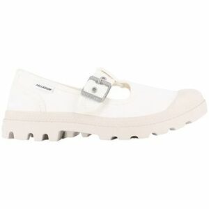 Balerina cipők / babák Palladium PAMPA M-JANE WASHED 100-SOFT WHITE Blanc kép