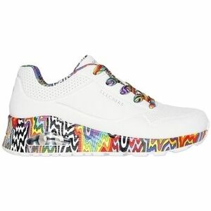 Oxford cipők Skechers UNO-MINI DRIP WMLT Blanc kép