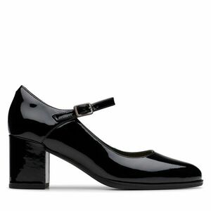 Félcipő Clarks Freva 55 Strap 26181337 Fekete kép