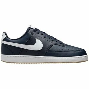 Oxford cipők Nike COURT VISION LO 400-OBSIDIAN/WHITE Bleu kép