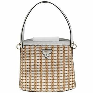 Válltáskák Guess ATALIA CROSSBODY BUC NATURAL/WHITE Marron kép