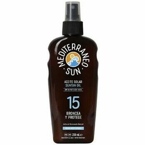 Napvédők Mediterraneo Sun Sun Tanning Oil Dark SPF 15 200 ml - Coconut kép