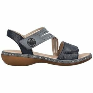 Szandálok / Saruk Rieker 65964 12-bleu Bleu kép
