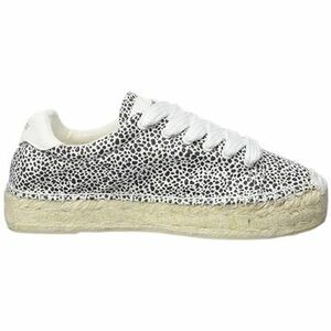 Gyékény talpú cipők Replay NASH GIRAFFE 0062-WHITE BLACK Blanc kép