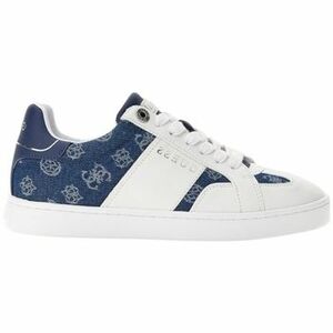 Oxford cipők Guess JRONE4 WHITE BLUE Blanc kép