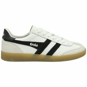 Oxford cipők Gola VIPER LEATHER WB- WHITE/BLACK/GUM CMB744 kép