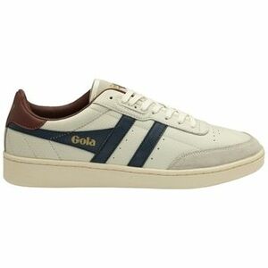 Oxford cipők Gola CONTACT LEATHER WA- OFF WHITE/NAVY/RUST CMB261 kép