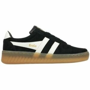 Oxford cipők Gola GRANDSLAM SUEDE BY-BLACK/OFF WHITE/GUM CLA589 kép