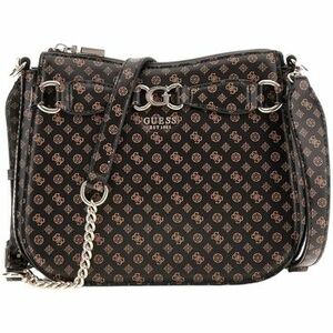 Válltáskák Guess ARLENA LOGO CROSSBODY HOBO MOCHA LOGO HWPS93 36040 kép