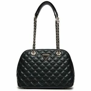 Kézitáskák Guess GIULLY DOME SATCHEL BLACK HWQG87 48050 kép