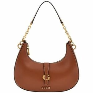 Kézitáskák Guess KUBA TOP ZIP SHOULDER BAG COGNAC HWVA93 29180 kép