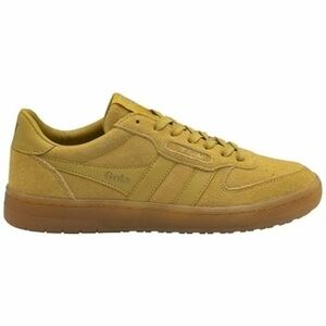 Oxford cipők Gola HAWK SUEDE 86 YC- MUSTARD/GUM CLB571 kép