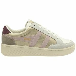 Oxford cipők Gola SUPERSLAM BLAZE YK-GOLD/CHALK PINK/W.WINE CLB334 kép