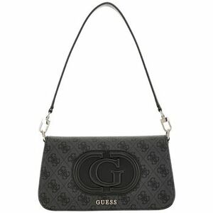 Kézitáskák Guess ECO MIETTA FLAP SHOULDER BAG COAL LOGO/BLACK HWESG9 51320 kép