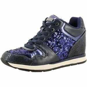 Oxford cipők Guess LACEYY PAILLETTES BLUE FLLCY3 kép