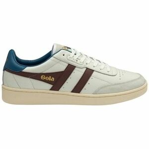 Oxford cipők Gola CONTACT LEATHER XR-WHT/BURGUNDY/MARINE BL CMB261 kép