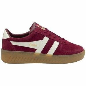 Oxford cipők Gola GRANDSLAM SUEDE KY- CERISE/OFF WHITE/GU CLA589 kép