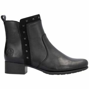 Bokacsizmák Rieker 78657 00-schwarz/schwarz/schwar 78657 kép
