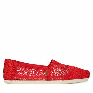 Félcipő Toms Alpargata Classic 10021935 Piros kép