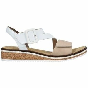 Szandálok / Saruk Rieker V3660 60-beige combiné V3660 kép