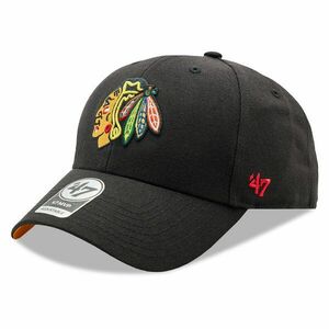 Baseball sapka 47 Brand NHL Chicago Blackhawks Ballpark Snap '47 MVP H-BLPMS04WBP-BKA Fekete kép