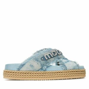 Papucs Mou Criss-cross MU.SW451010K Kék kép