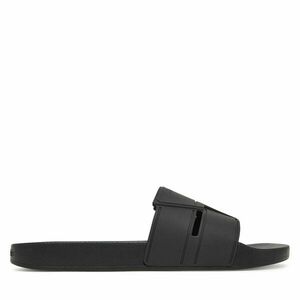 Papucs Calvin Klein Pool Slide Double T HM0HM01752 Fekete kép