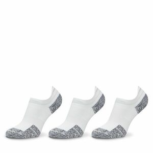 3 pár unisex bokazokni Under Armour UA ArmourDry® Run 1387044 Fehér kép