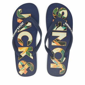 Flip-flops Jack&Jones Jfwlogo Palm Print Flip Flop Ln 12230642 Sötétkék kép