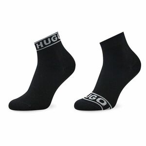2 pár hosszú szárú női zokni Hugo Logo 50469291 Fekete kép