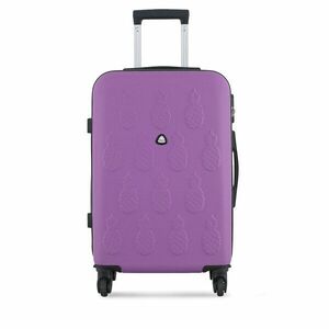 Közepes bőrönd Semi Line T5950-2 Lila kép