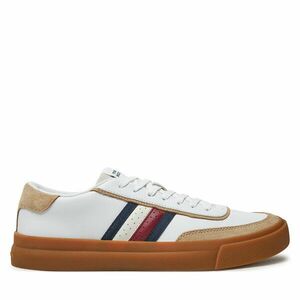 Sportcipők Tommy Hilfiger Th Cupset 1A2 Lth Mix FM0FM05118 Fehér kép