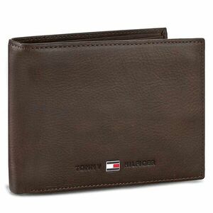 Nagyméretű férfi pénztárca Tommy Hilfiger Johnson Cc Flap And Coin Pocket AM0AM00660/82566 Barna kép